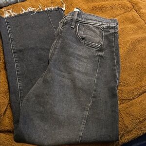 MOTHER Flare & Wide Leg Jeans in Black